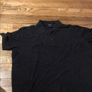Black Hugo boss polo
